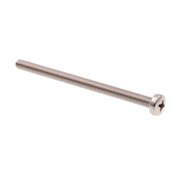 Prime-Line Machine Screw, Metric, Pan Head, Phil Drive M5-0.8 X 80MM A2-70 Stainless Steel 5PK 9131492 - main